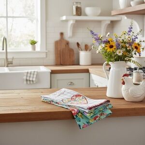 The pioneer Woman  sweet Romance Kitchen Towel Set 2 pieces.